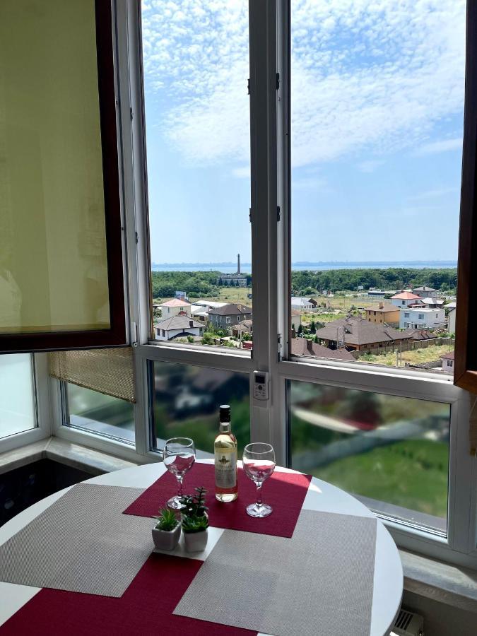 Уютная Квартира С Видом На Море Riviera City Apartment Фонтанка Екстериор снимка